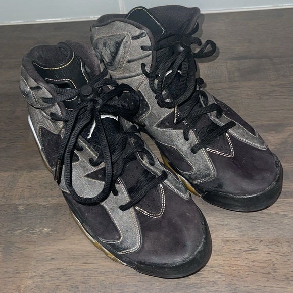 2010 Nike Air Jordan 6 Retro Lakers Kobe Men’s Size 13 Pre-owned Fair Condition - Picture 5 of 9